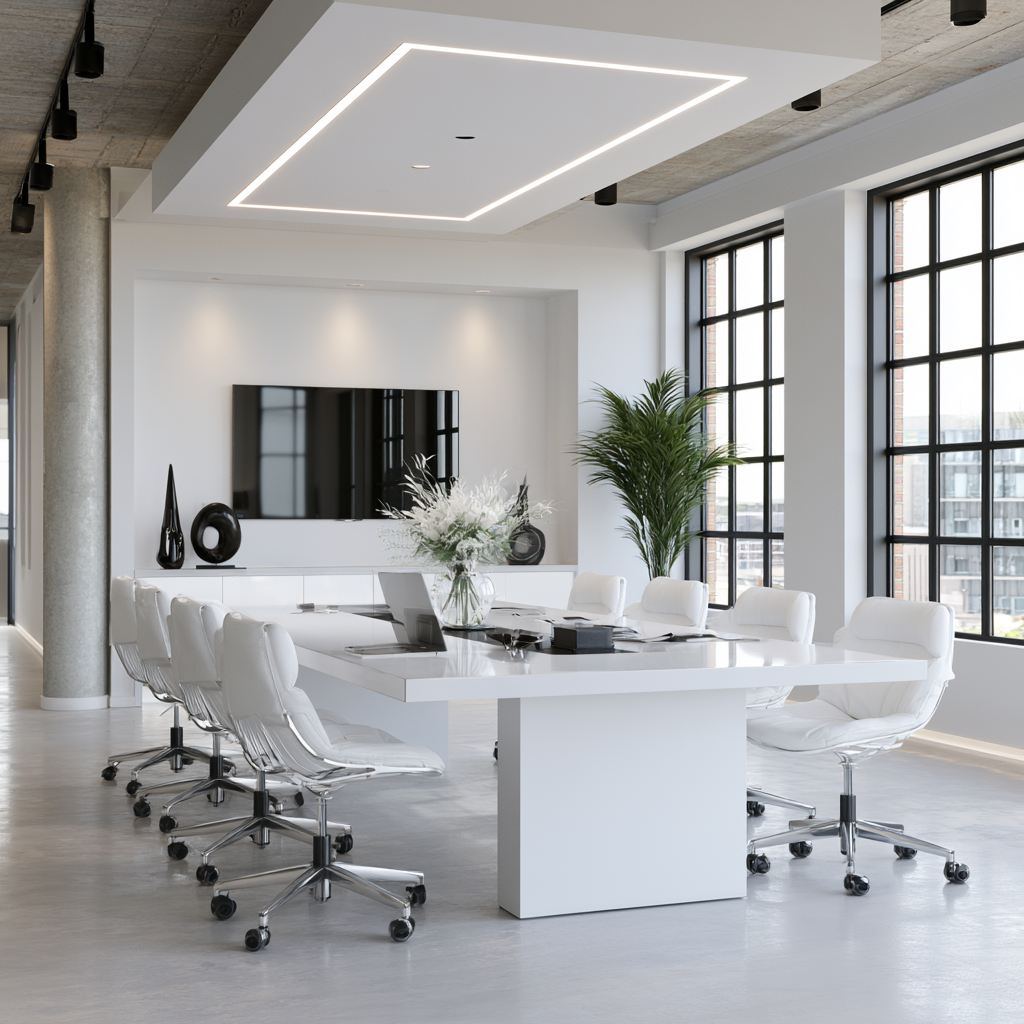 Modern studio interior — LTMG workspace